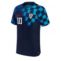 Maglie da calcio Croazia Luka Modric #10 Seconda Maglia Mondiali 2022 Manica Corta